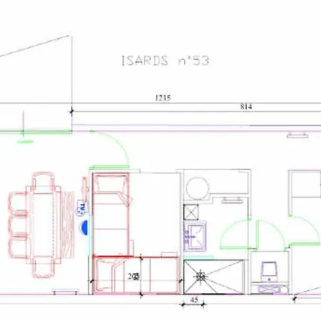 Apartmán Isards - 2 Pieces Pour 8 Personnes 094